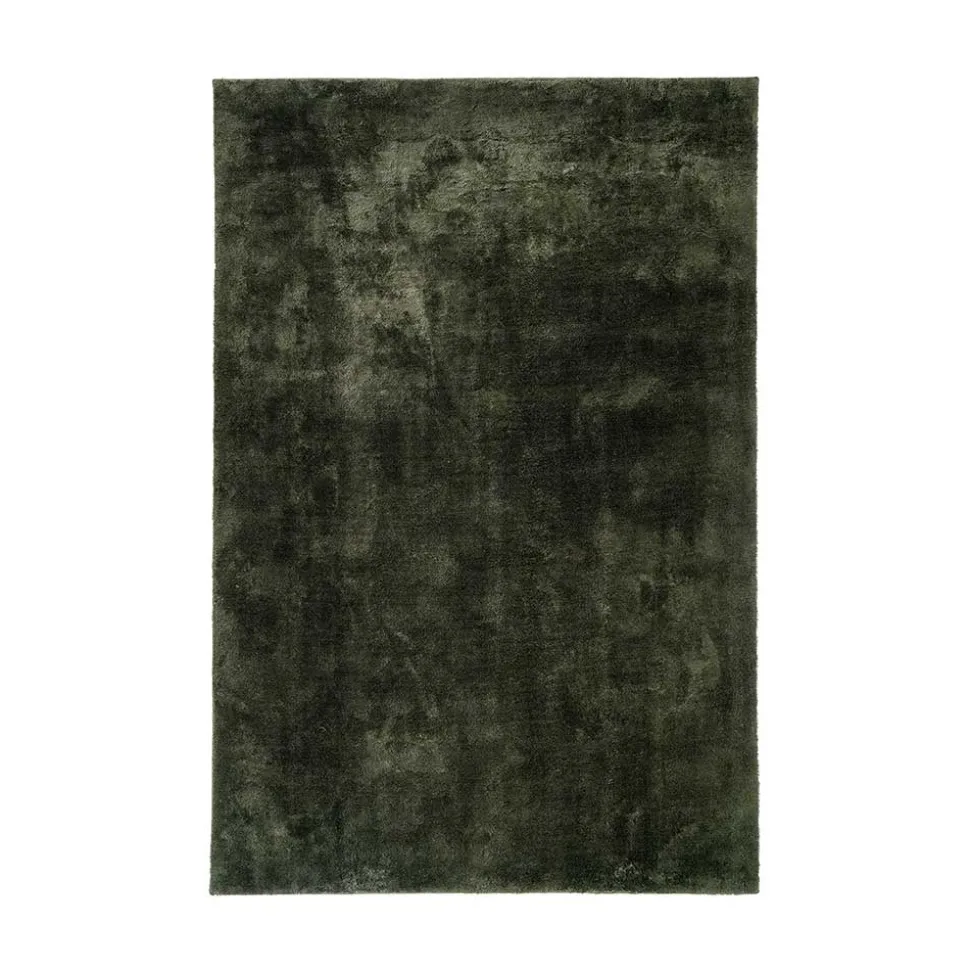 Strapazierfähiger Teppich in Dunkelgrün - Slavian