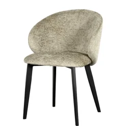 Struktursamt Polsterstühle in Beige - Hakamo (2er Set)