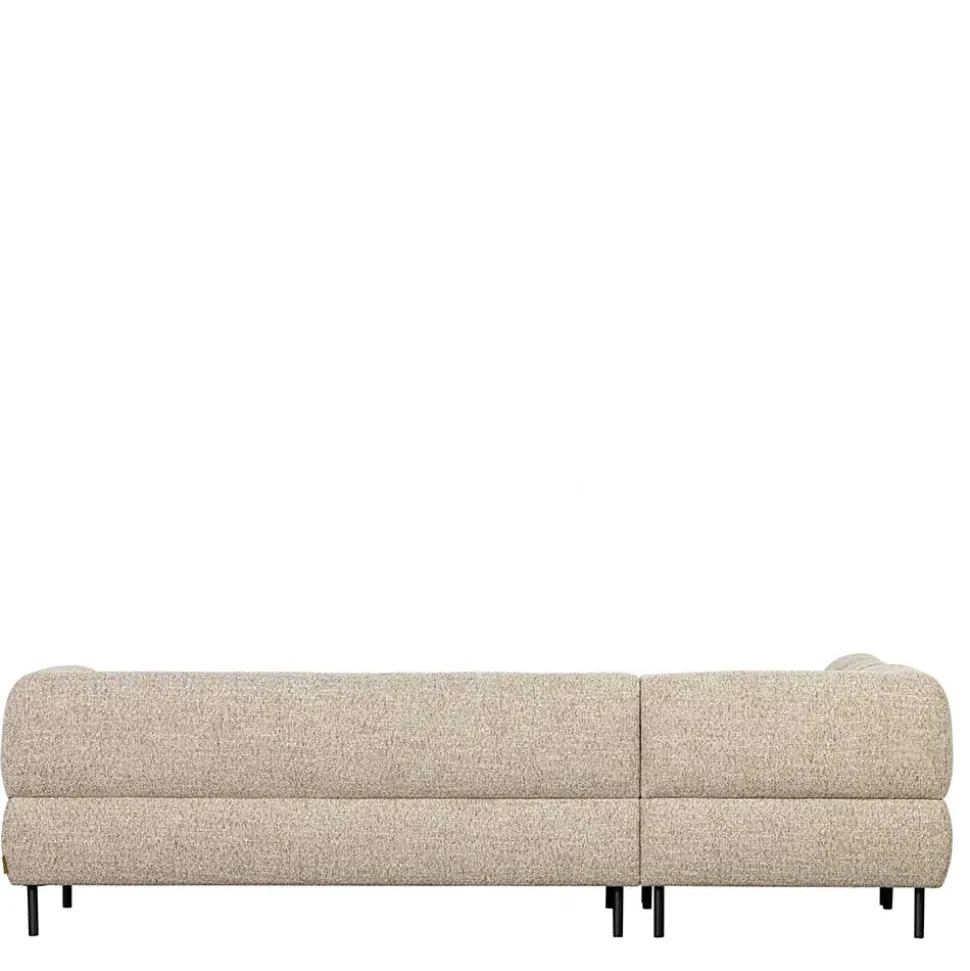 Strukturstoff Sofaecke in Beigegrau - Pantras