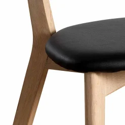 Stuhl aus geseiftem Eichenholz - Losiamos (2er Set)