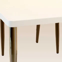 Stuhlgrupppe in Weiß & Braun - Cynthia (fünfteilig)