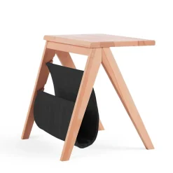 Stylischer Abstelltisch Lazadro aus Kernbuche Massivholz