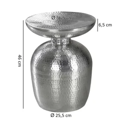 Stylischer Metalltisch mit Vasen Design - Myranga