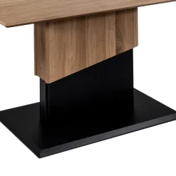 Säulen-Couchtisch auf Rollen höhenverstellbar - Belego