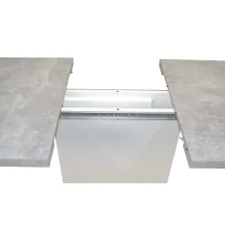 Säulentisch & Schwingstühle Kombi - Bogna (fünfteilig)