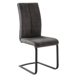 Swingstuhl Quartett in Anthrazit - Amando (4er Set)