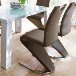 Swingstuhl Vivo in Braun (2er Set)