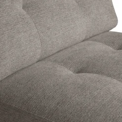 Systemcouch Einsitzer in Graugrün Chenille - Aramato