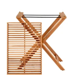 Tablett Tisch aus Teak Massivholz - Muldivian