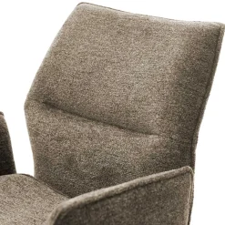 Taschenfederkern-Barstühle mit Armlehnen - Swanda (2er Set)