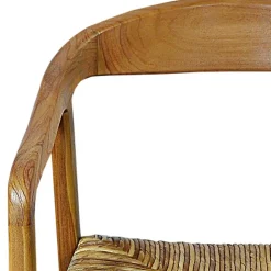 Teak Holzstuhl mit Armlehnen - Donabello
