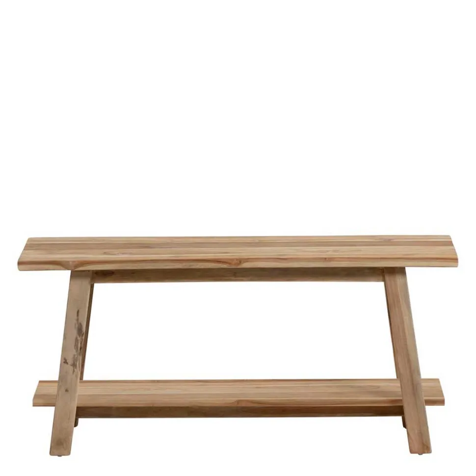 Teakholz Bank mit Ablageboden - Romitella