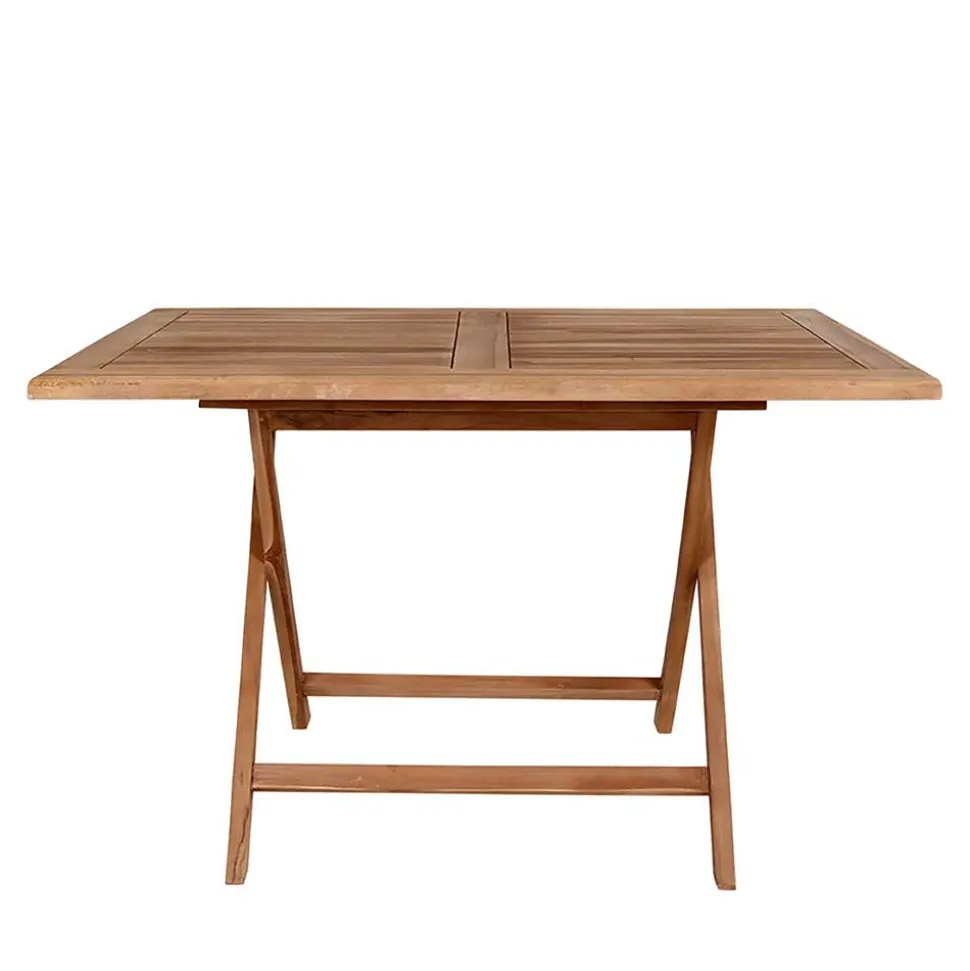 Teakholz Garten Klapptisch in 120x80 cm - Vienna