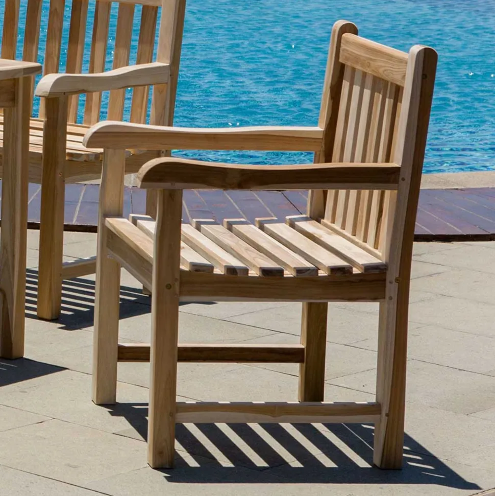 Teakholz Möbelset für den Garten - Klahuma (fünfteilig)