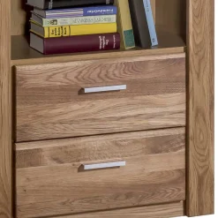 Teilmassive Wohnzimmermöbel aus Wildeiche - Maila (vierteilig)