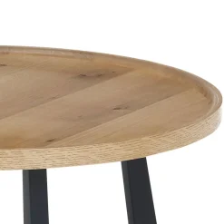 Teilmassiver Couchtisch in Eiche Natur - Breggia