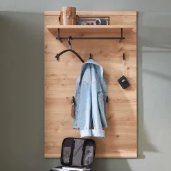 Teilmassives Garderobenpaneel mit Hutboden - Latenda