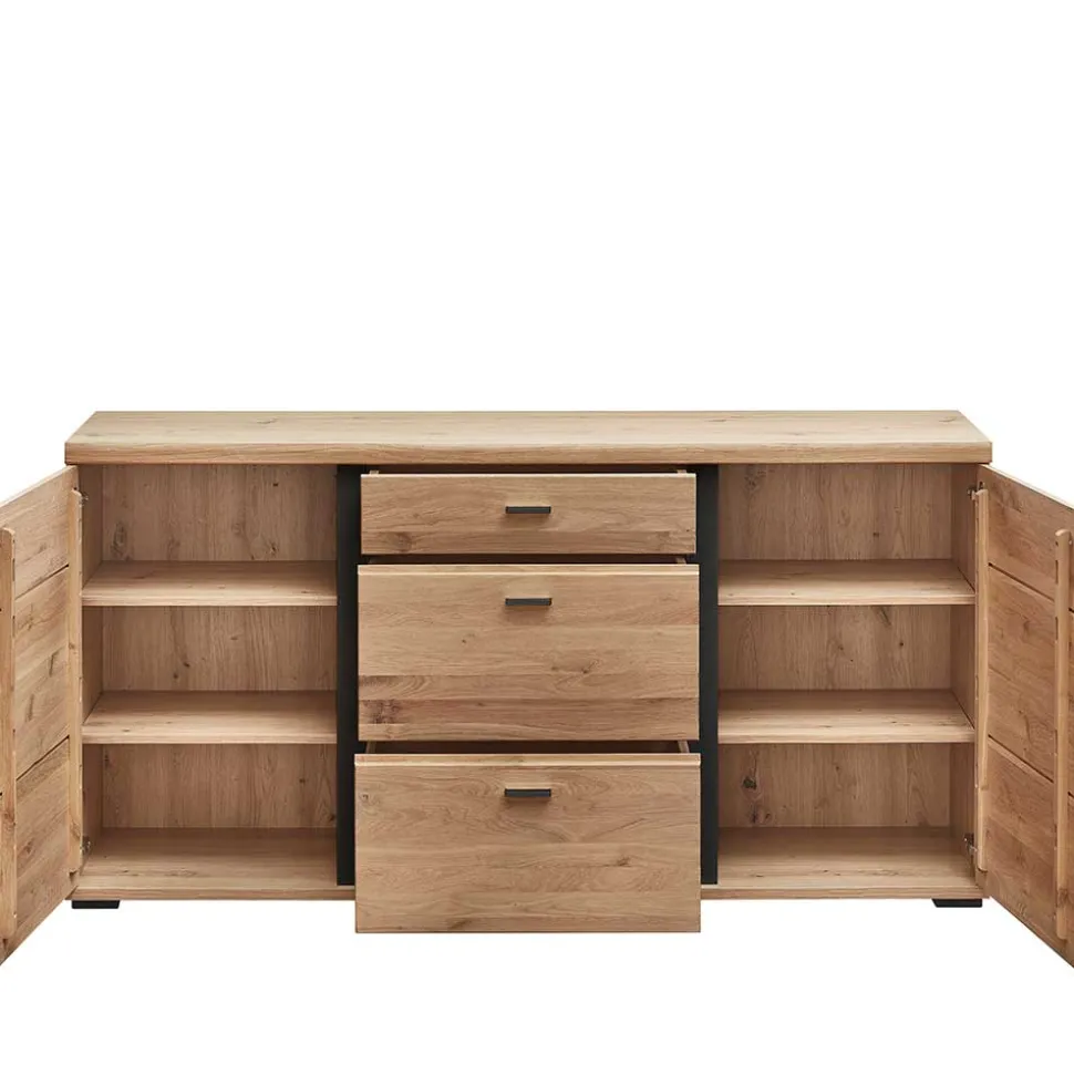 Teilmassives Sideboard in modernem Design - Mattadore