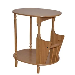 Telefontisch Belafoma in Nussbaumfarben