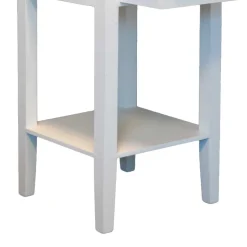 Telefontisch Diamona in Weiß