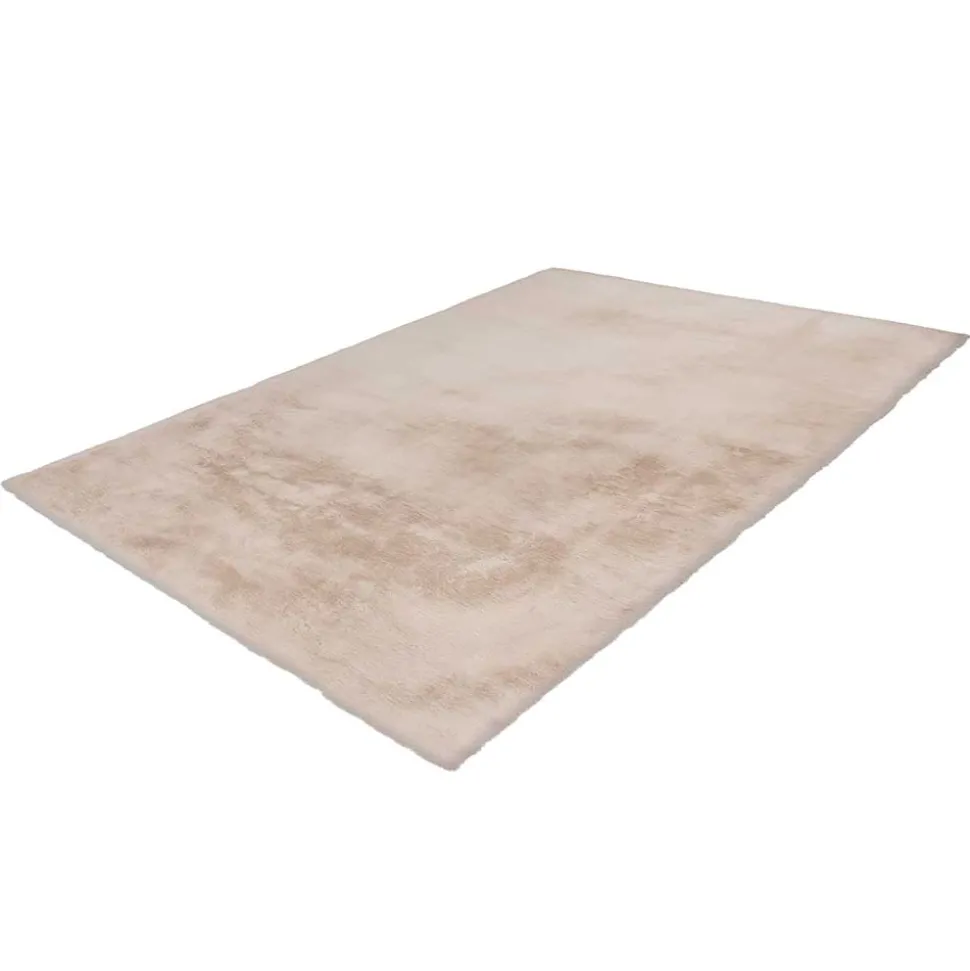 Teppich aus weichem Kunstfell in Creme - Yukons