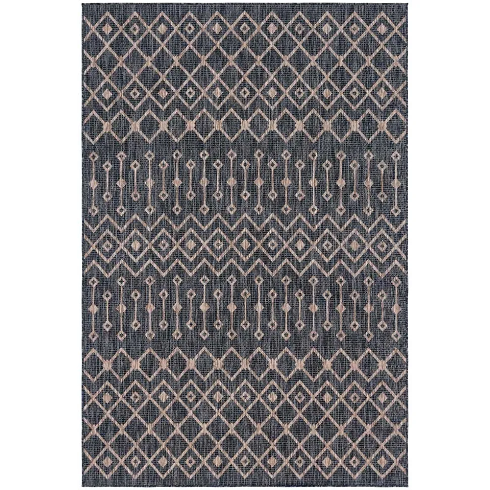 Teppich für Balkon und Terrasse in Grau Beige - Arturo