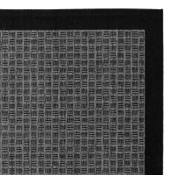 Teppich für Outdoor Indoor in Schwarz & Silbergrau - Cuatro