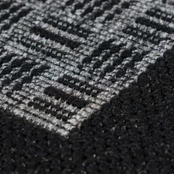 Teppich für Outdoor Indoor in Schwarz & Silbergrau - Cuatro