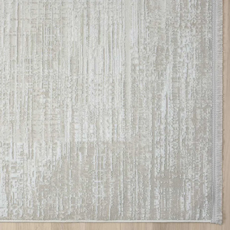 Teppich in Creme & Beige - dezent gemustert - Rondma