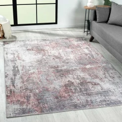 Teppich in Creme und Terracotta - Caruna