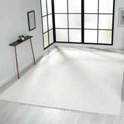 Teppich in Hoch-Tief-Optik mit Fransen - Kilazo