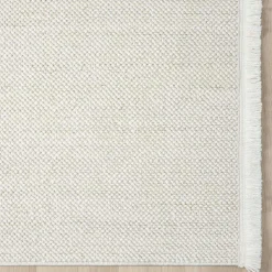 Teppich in Hoch-Tief-Optik mit Fransen - Kilazo