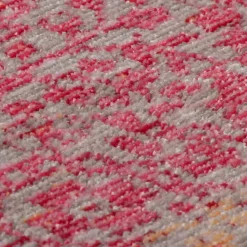 Teppich in Rot und Beige abstrakt - Lergavano