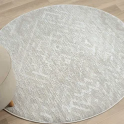 Teppich in Rund mit 120 cm Durchmesser - Offaly