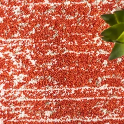 Teppich in Terracotta & Creme gemustert - Maximilians