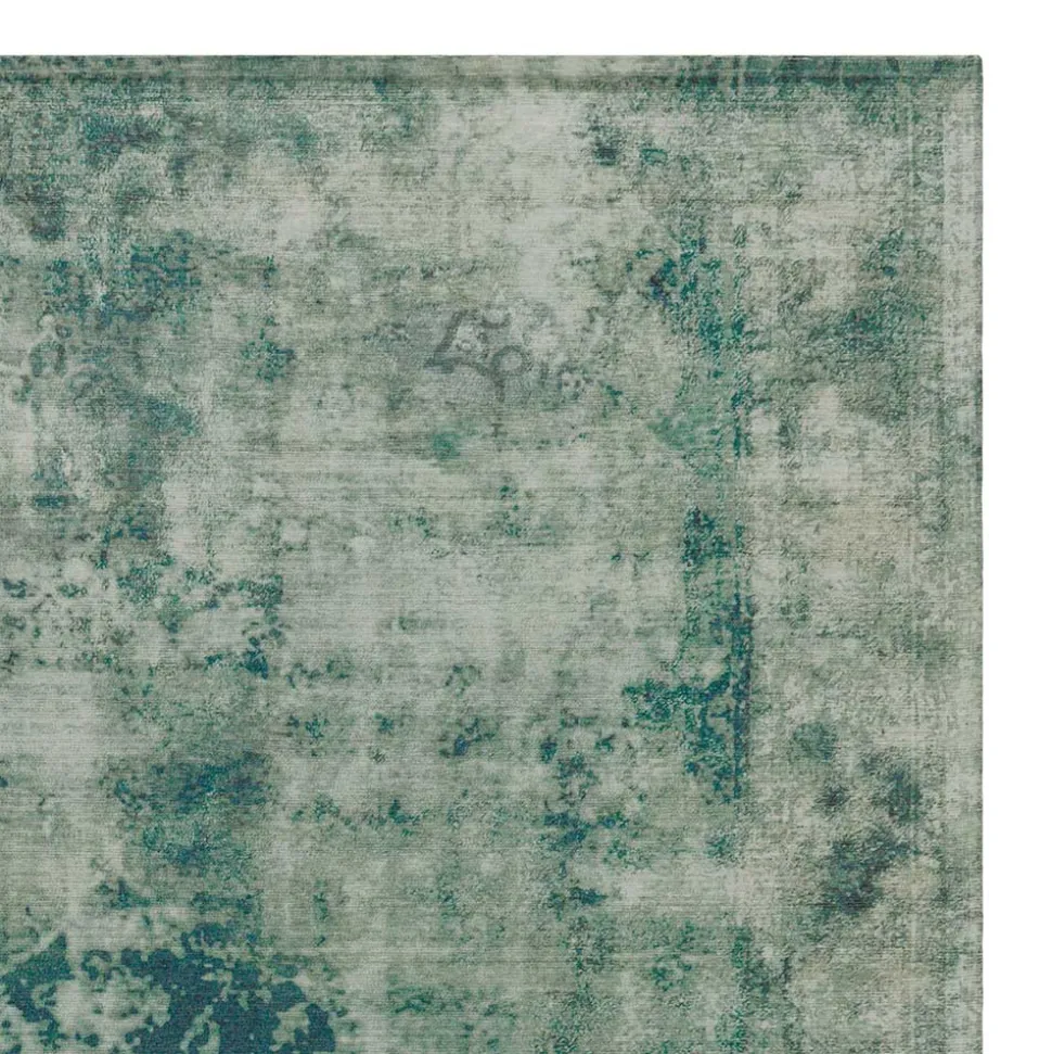 Teppich in verwaschener Optik in Grün Grau - Koprana