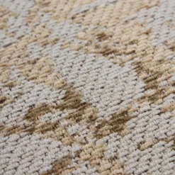 Teppich in Vintage Used Optik - Beige & Hellbraun - Lurymia