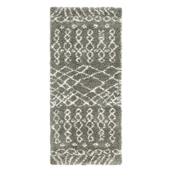 Teppich Läufer mit abstraktem Muster - Hochflor - Cazryn