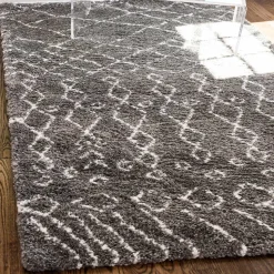 Teppich Läufer mit abstraktem Muster - Hochflor - Cazryn