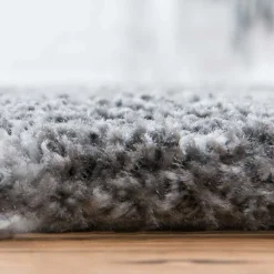 Teppich mit 150 cm Durchmesser in Grau & Creme - Ossana