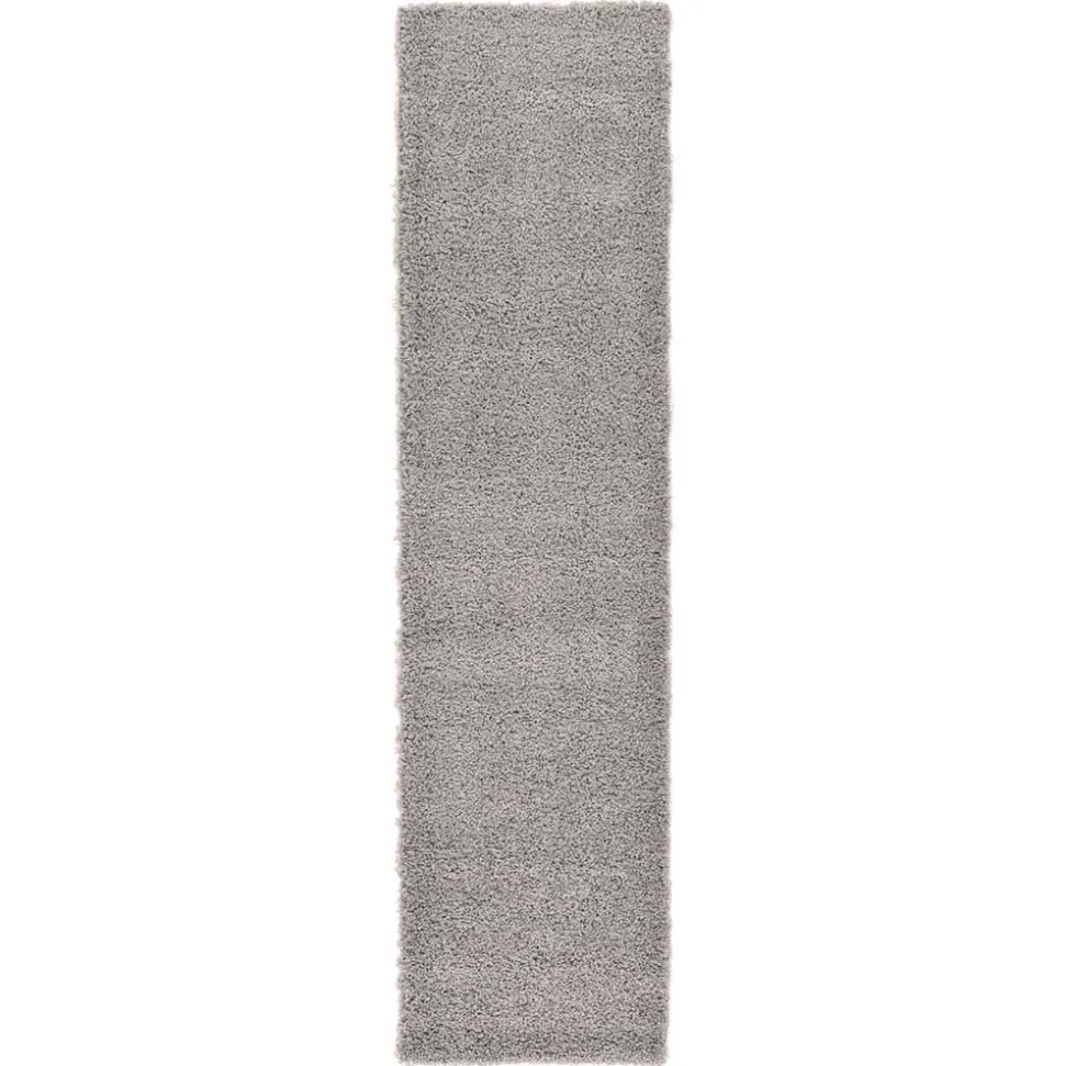 Teppich mit Hochflor in Hellgrau - Sirias