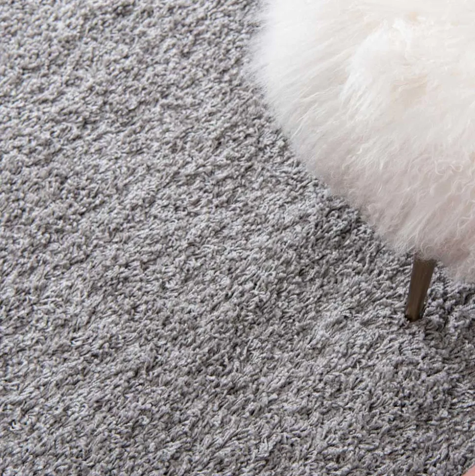 Teppich mit Hochflor in Hellgrau - Sirias