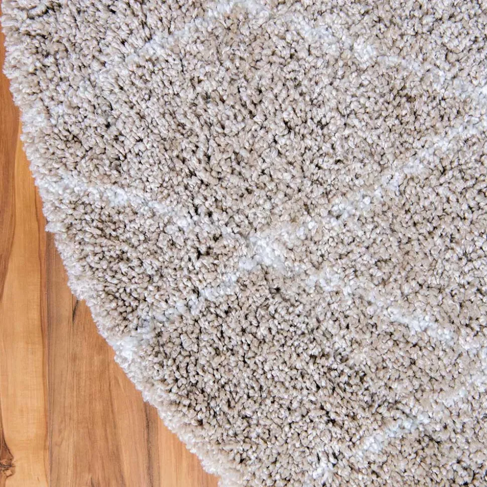 Teppich mit hohem Flor - 150 cm rund - Alli