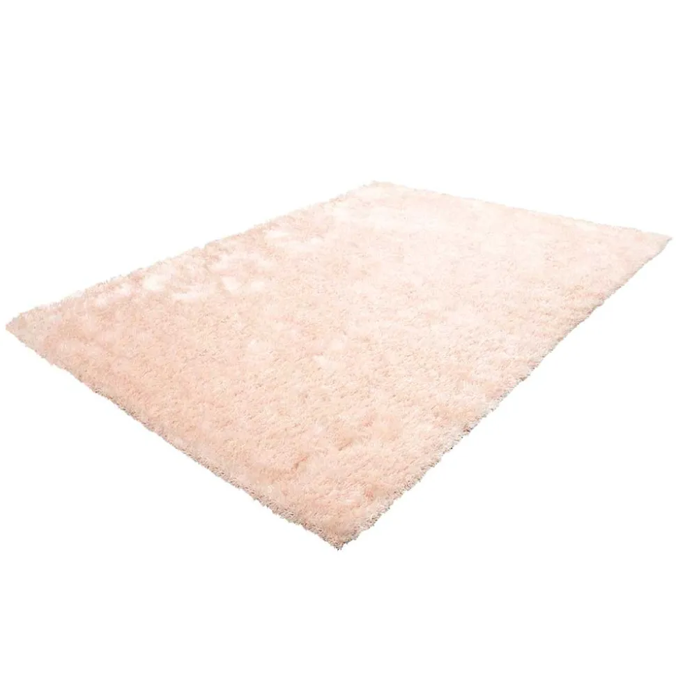 Teppich mit langem Flor in Rosa - Elani