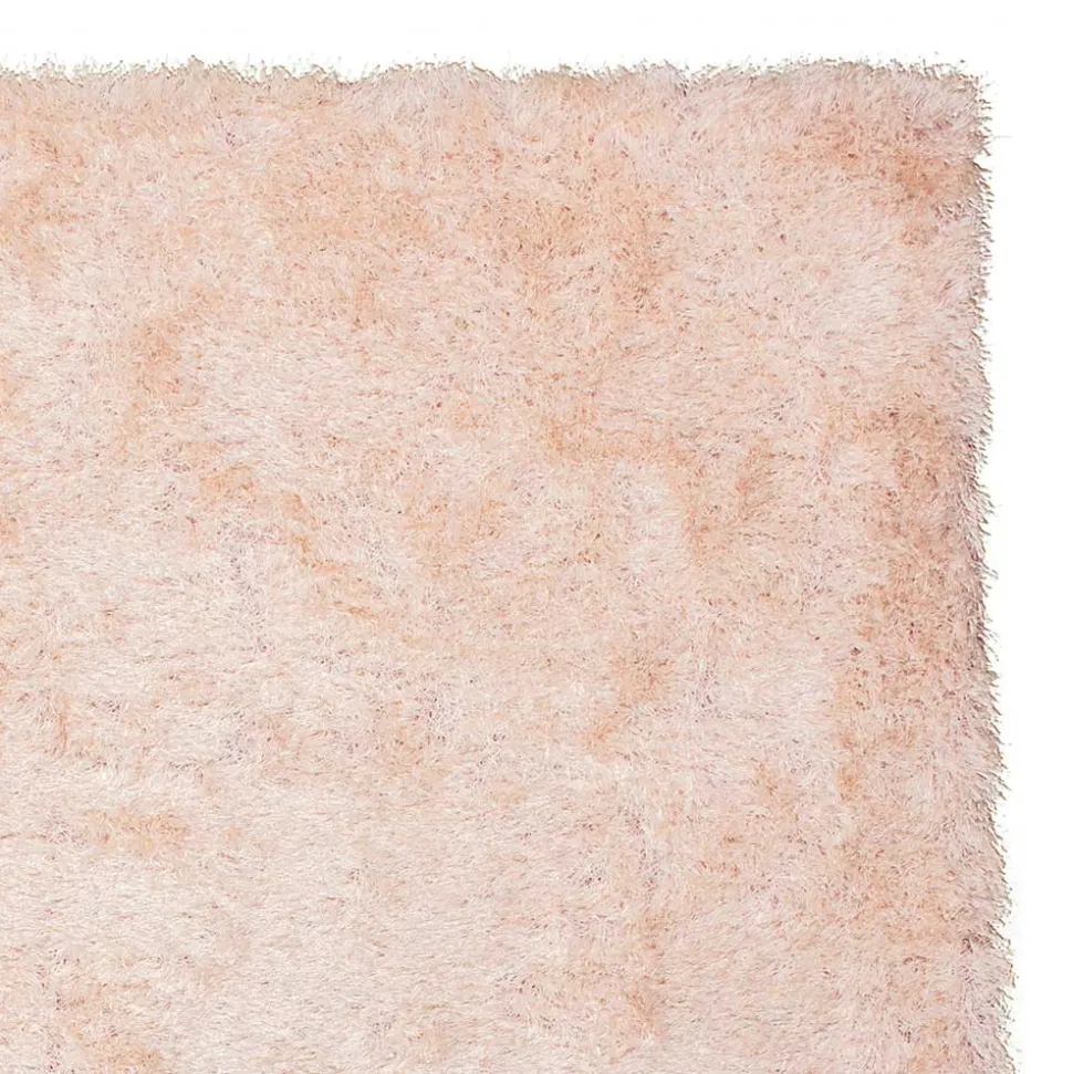 Teppich mit langem Flor in Rosa - Elani