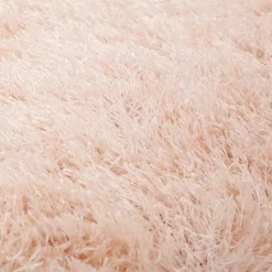 Teppich mit langem Flor in Rosa - Elani