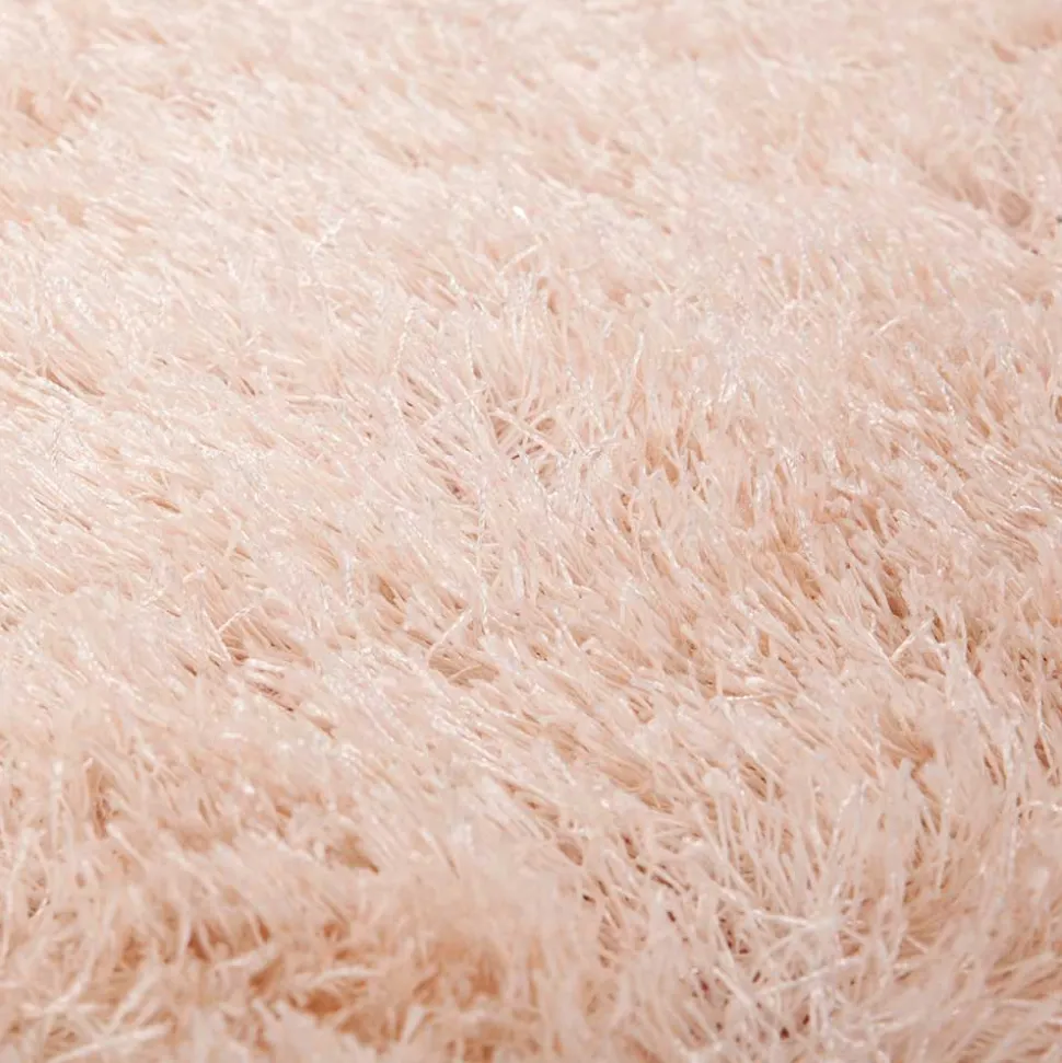 Teppich mit langem Flor in Rosa - Elani