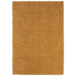 Teppich oder Läufer in Gold Gelb - Crocinol