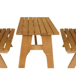 Terrassensitzgruppe Brixen aus Kiefer Massivholz (dreiteilig)