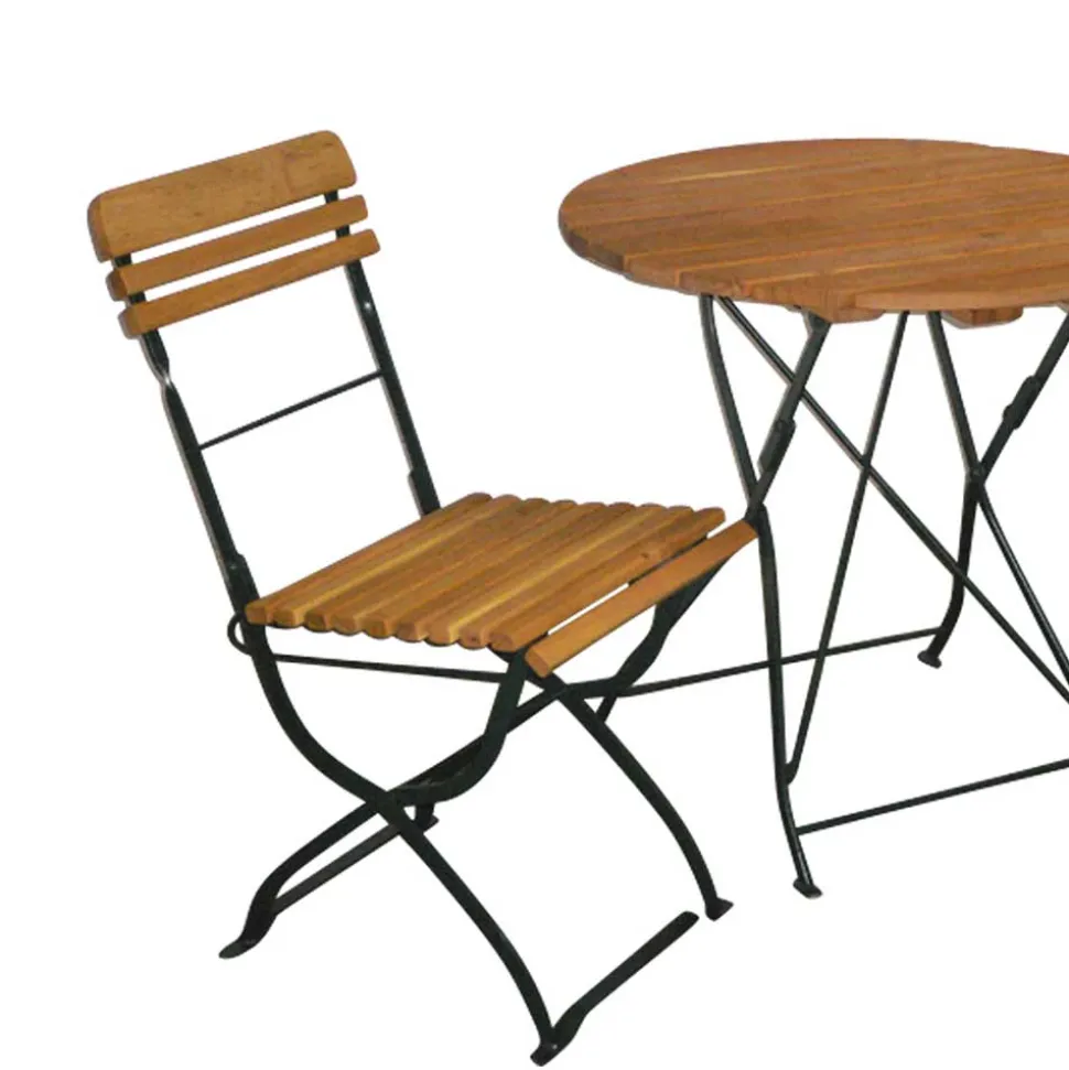 Terrassensitzgruppe Daroncas mit rundem Tisch (dreiteilig)